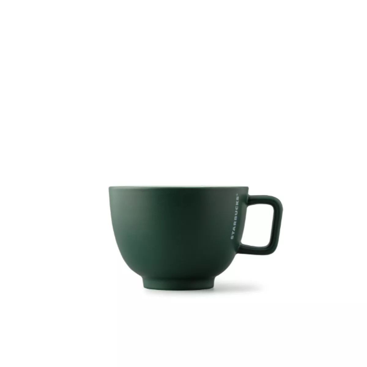 Mug Latte Dark Green 16oz