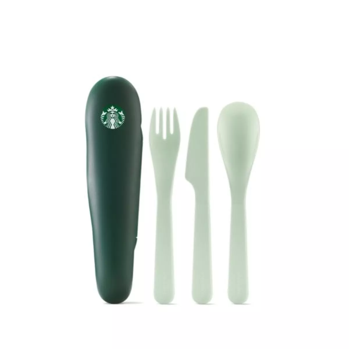 CUTLERY SET MINT W/ GREEN CASE