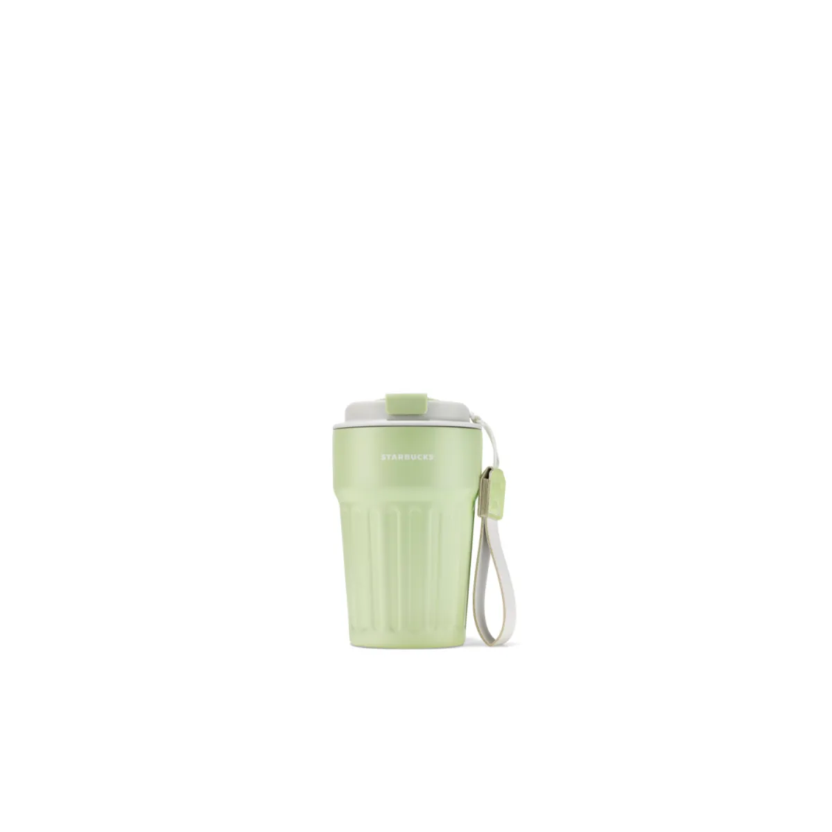 zelený tumbler s poutkem