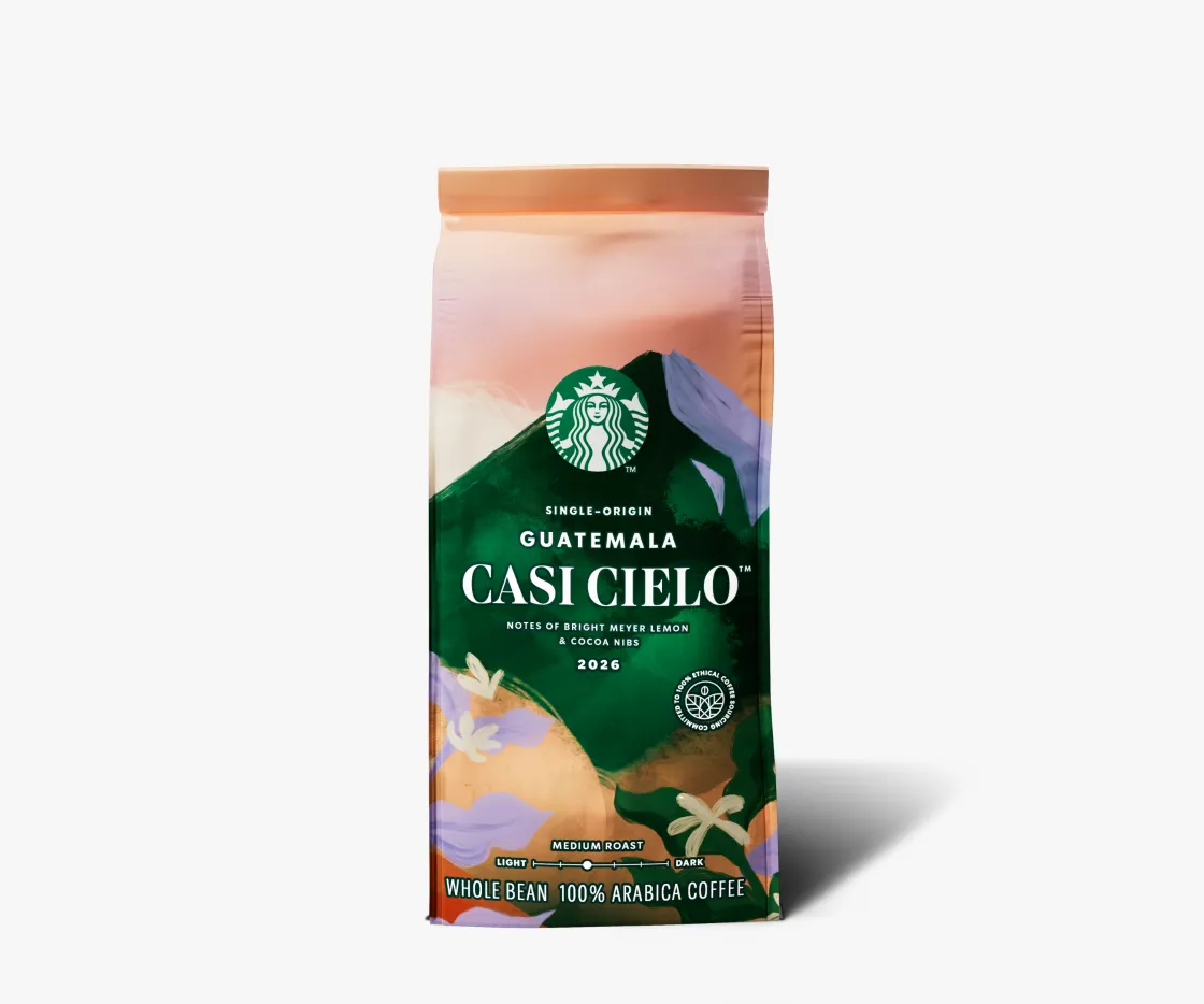 balíček kávy starbucks