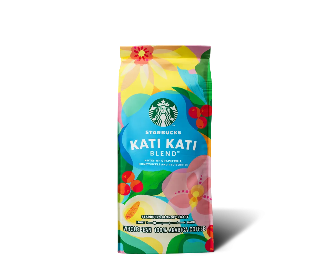 barevný balíček kávy kati kati blend