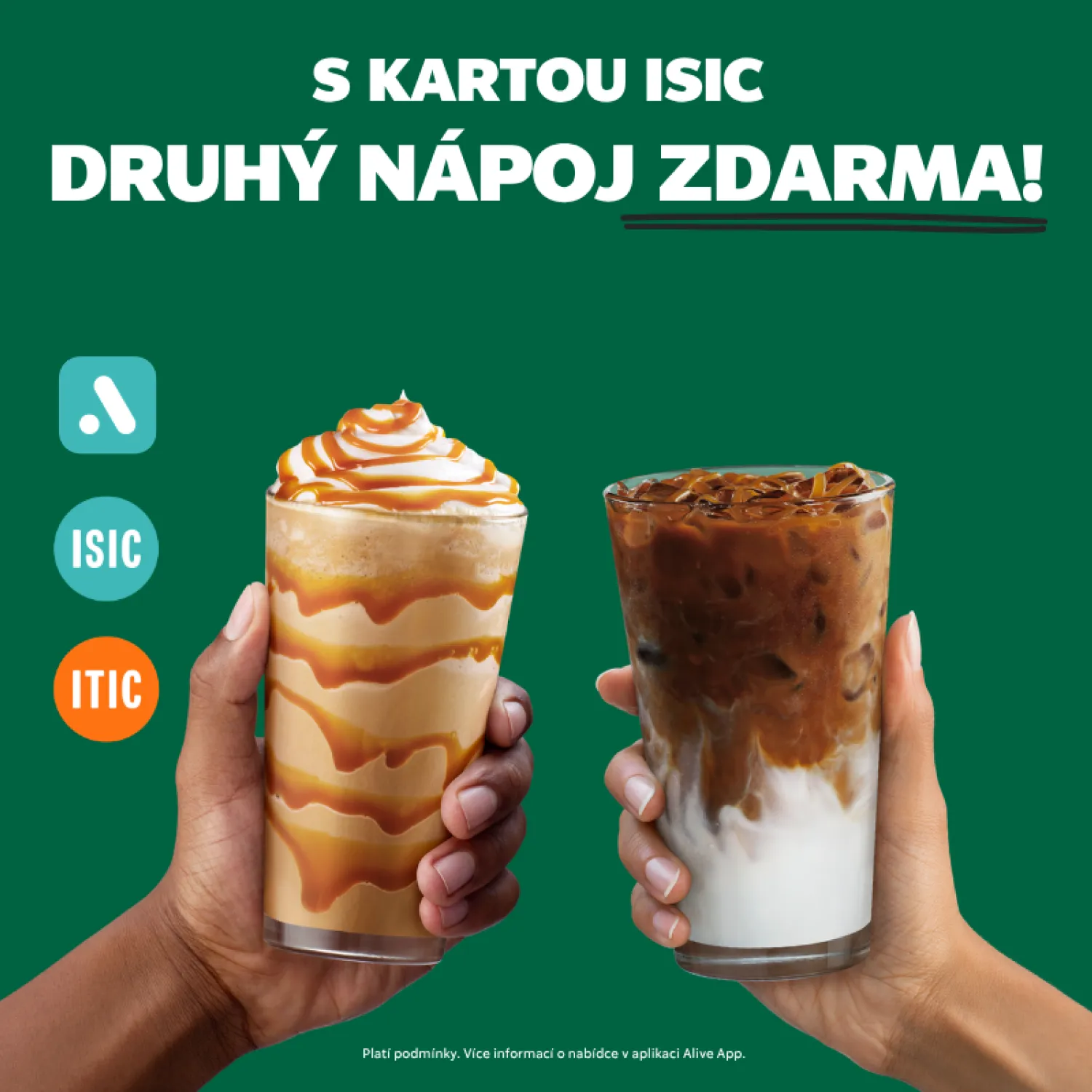 1+1 jedině s ISIC!